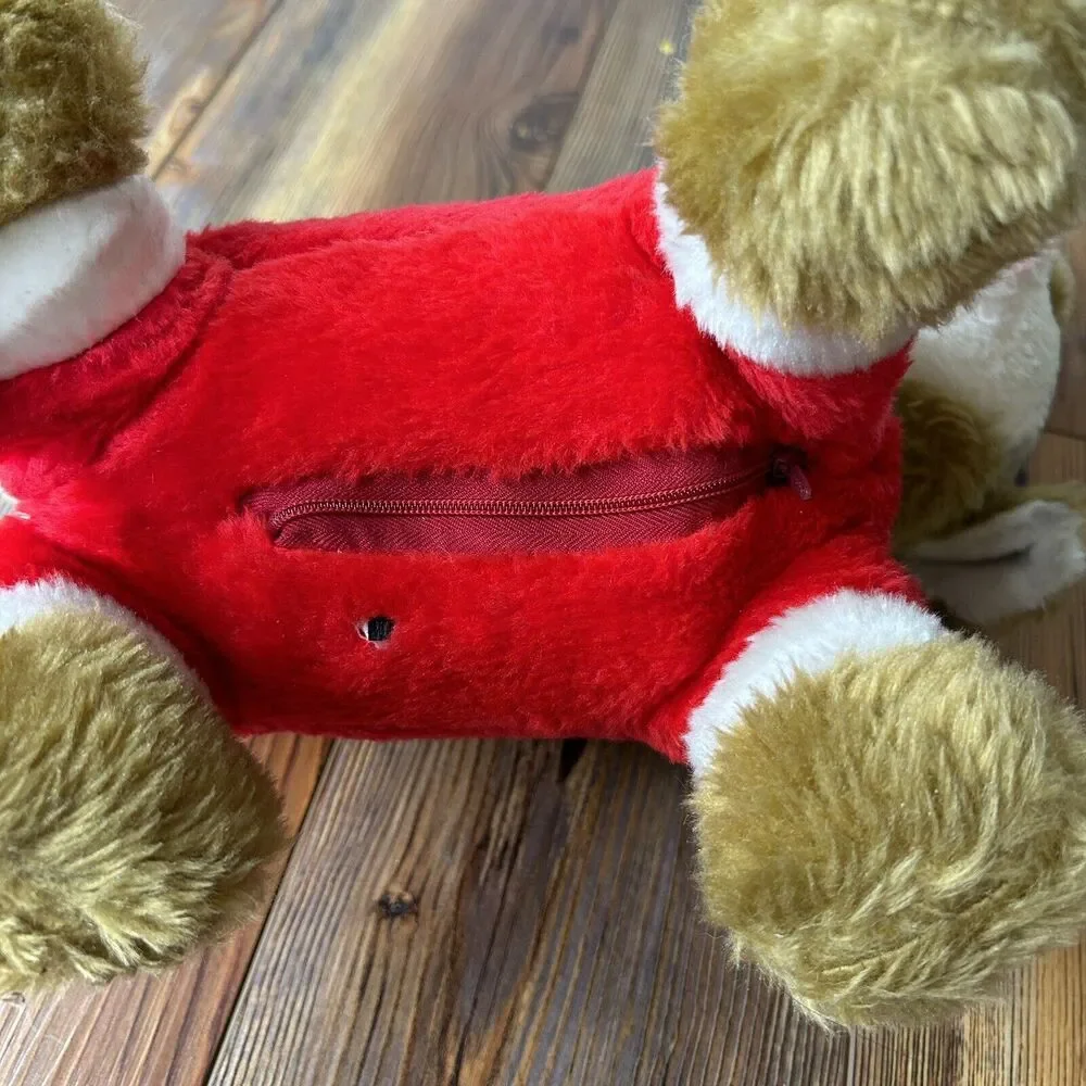 Vintage Christmas Rudolph the Red Nose Reindeer Emson Lights Up Reindeer Plush